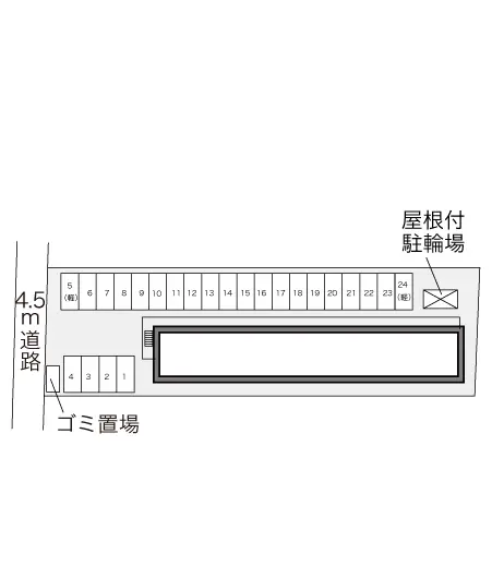 ★手数料０円★富山市新庄町２丁目　月極駐車場（LP）